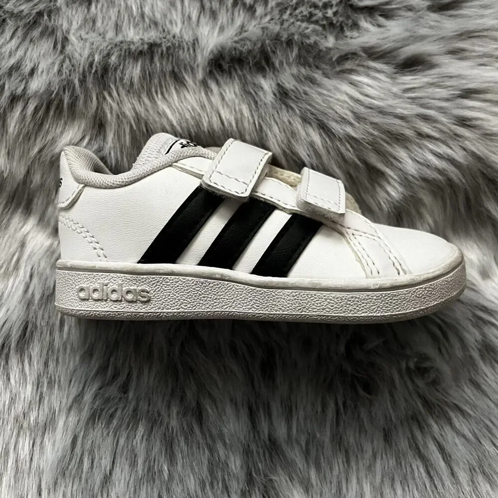 Adidas Grand Court EF0118 Baby Shoes Sneakers Baby 5.5 Boy/Girl INFANT
